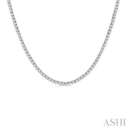 Halfway Diamond Tennis Necklace