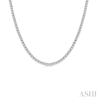 Halfway Diamond Tennis Necklace