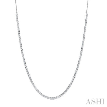 Halfway Diamond Tennis Necklace