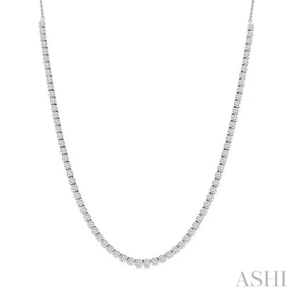 Halfway Diamond Tennis Necklace