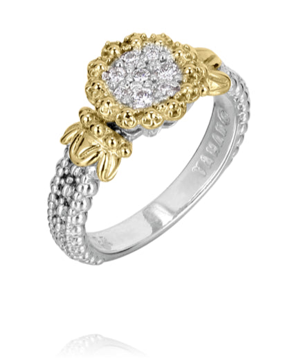 Vahan 14k Gold & Sterling Silver Diamond Ring
