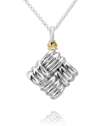 Vahan 14k Gold & Sterling Silver Pendant