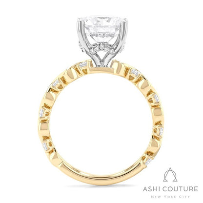 Couture Round Semi-Mount Engagement Ring