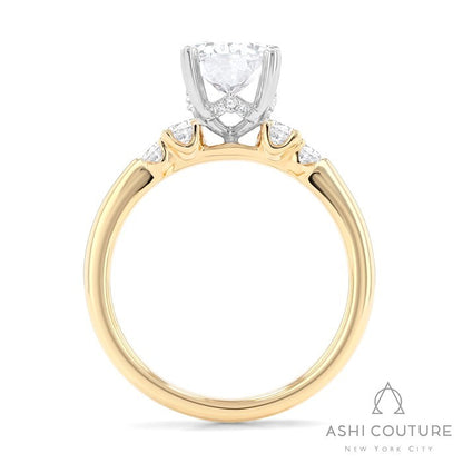 Couture 5-Stone Oval Semi-Mount Engagement Ring