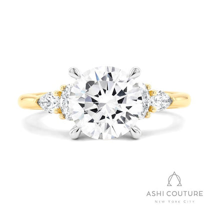 Couture 5-Stone Round Semi-Mount Engagement Ring
