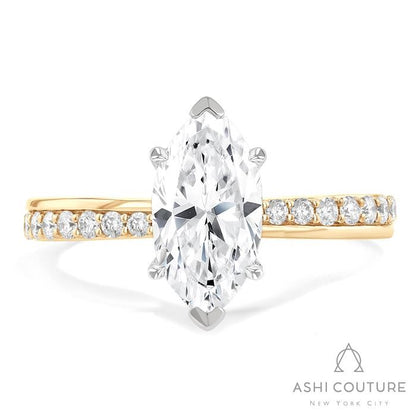 Couture Marquise Semi-Mount Engagement Ring