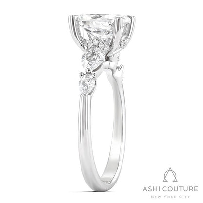 Couture 5-Stone Oval Semi-Mount Engagement Ring