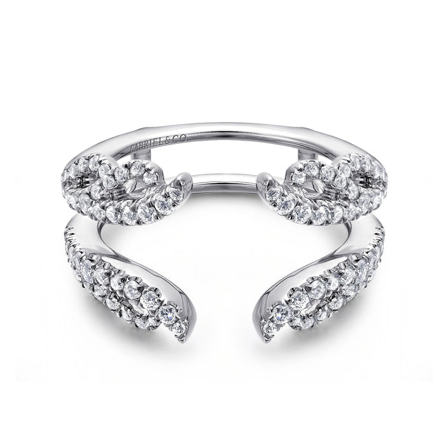 14K White Gold Diamond Ring Enhancer