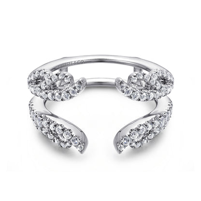 14K White Gold Diamond Ring Enhancer