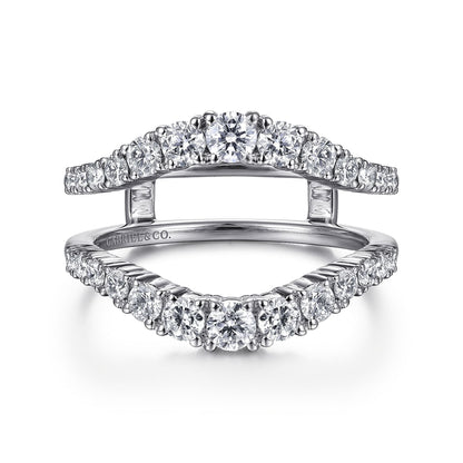 14K White Gold Diamond Ring Enhancer