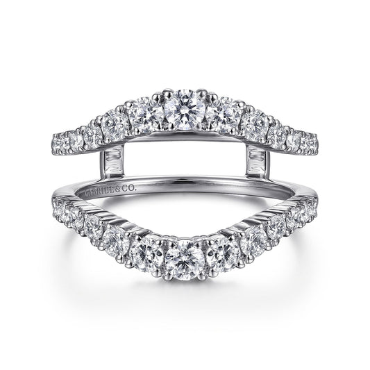 14K White Gold Diamond Ring Enhancer