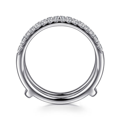 14K White Gold Diamond Ring Enhancer