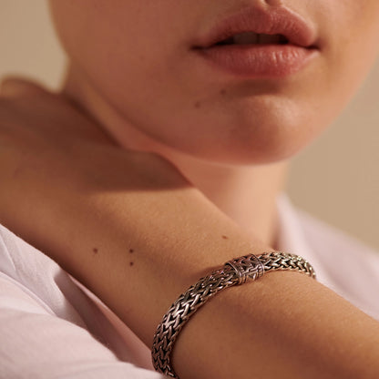 Icon Bracelet, Sterling Silver, 7.5MM