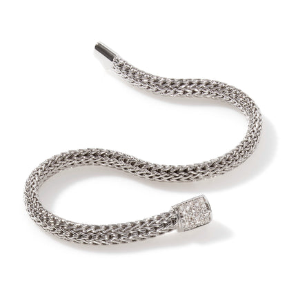 Icon Bracelet, Sterling Silver, Diamonds, 5MM