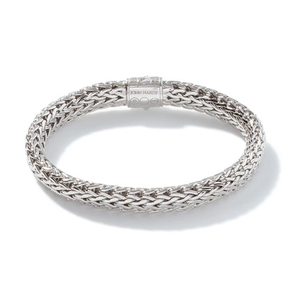 Icon Bracelet, Sterling Silver, Pave, 7.5MM