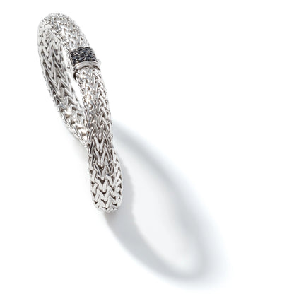 Icon Bracelet, Sterling Silver, Pave, 7.5MM