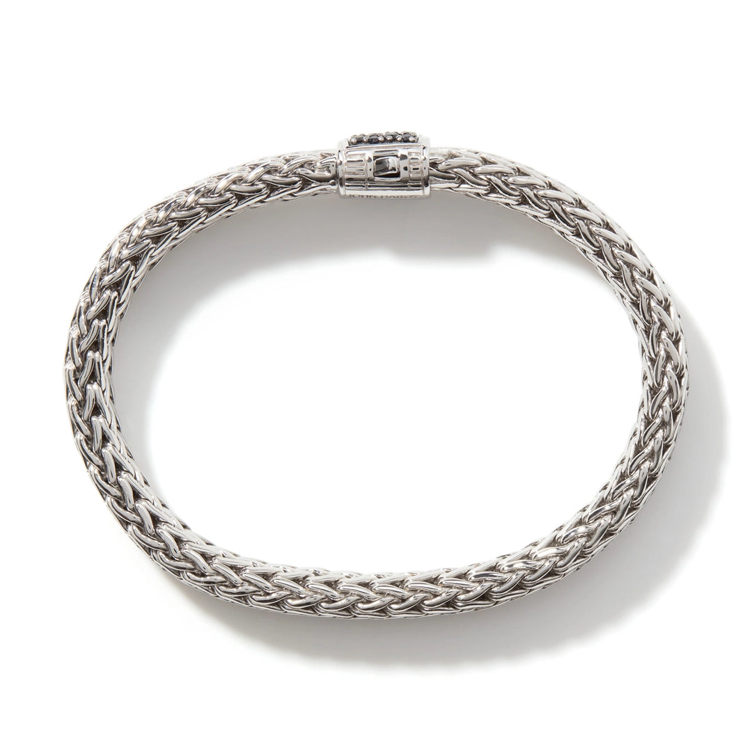 Icon Bracelet, Sterling Silver, Pave, 7.5MM
