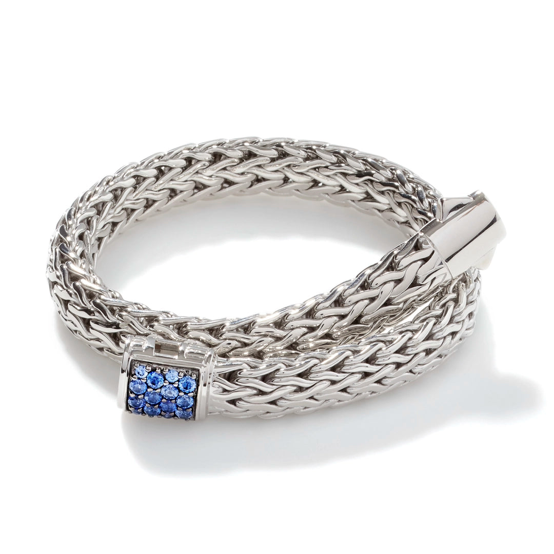 Icon Bracelet, Sterling Silver, Pave, 7.5MM