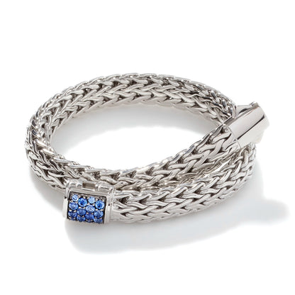 Icon Bracelet, Sterling Silver, Pave, 7.5MM