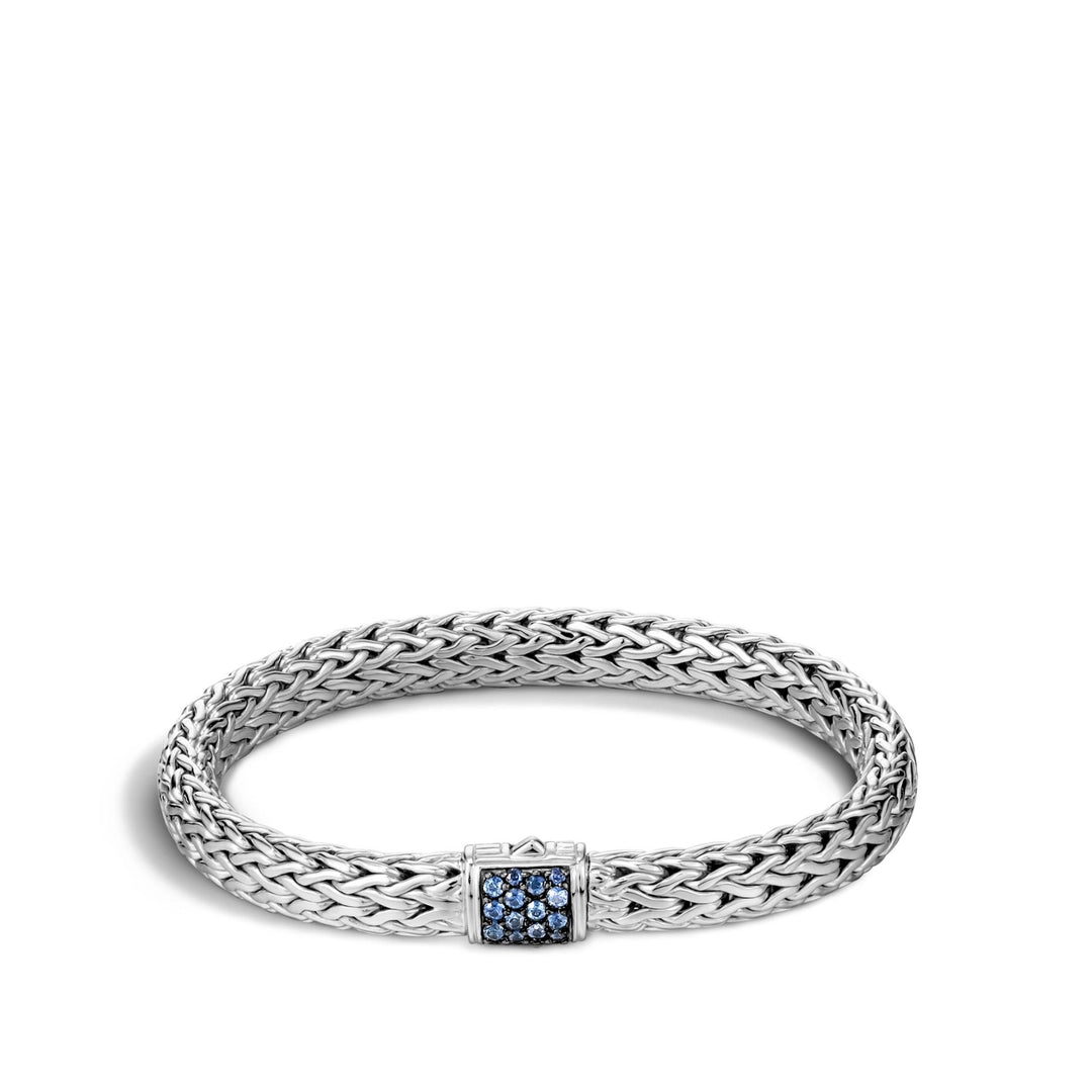 Icon Bracelet, Sterling Silver, Pave, 7.5MM