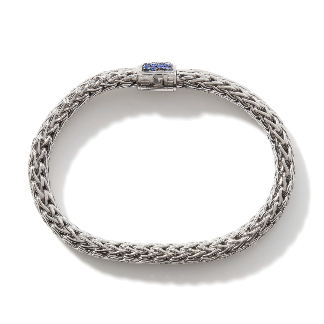 Icon Bracelet, Sterling Silver, Pave, 7.5MM