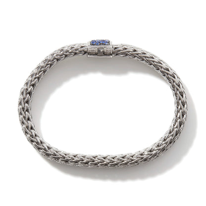 Icon Bracelet, Sterling Silver, Pave, 7.5MM