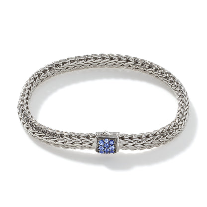 Icon Bracelet, Sterling Silver, Pave, 6.5MM
