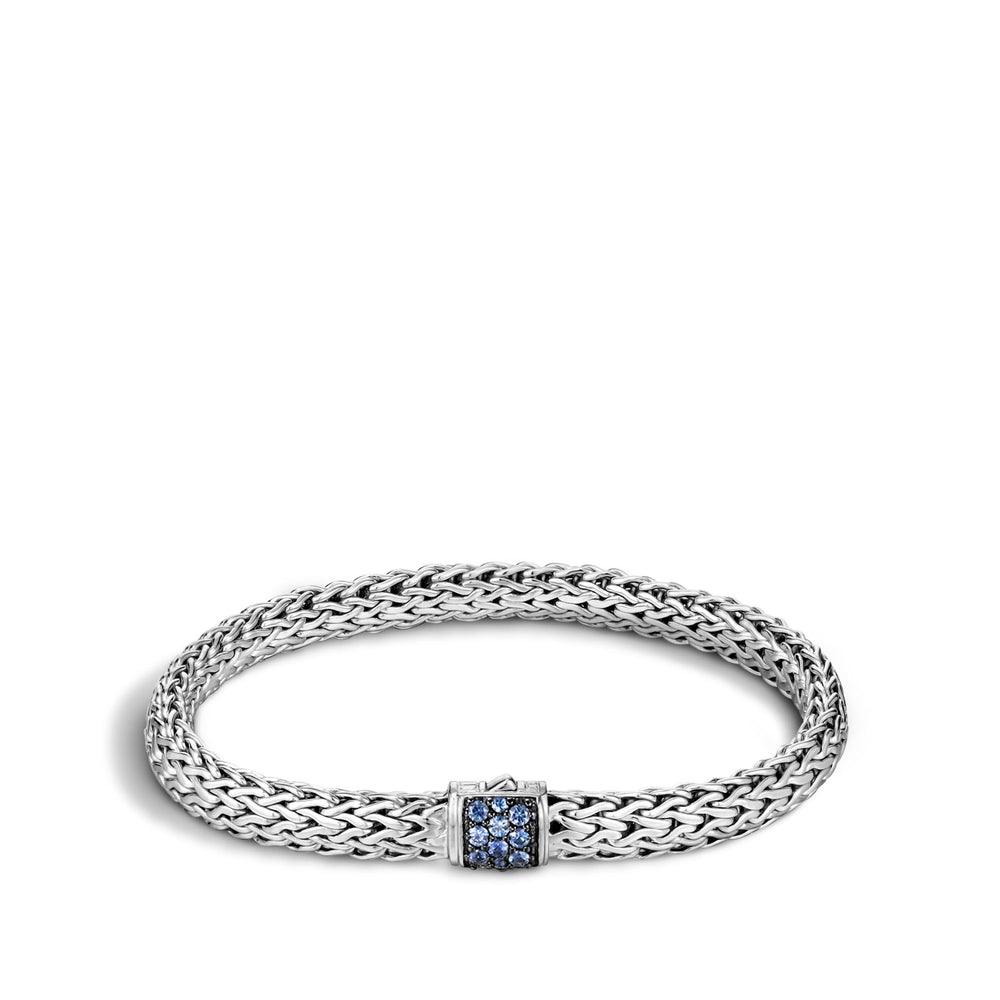 Icon Bracelet, Sterling Silver, Pave, 6.5MM