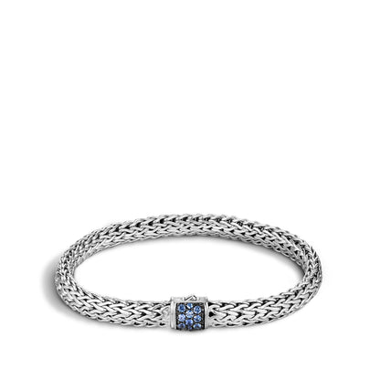 Icon Bracelet, Sterling Silver, Pave, 6.5MM