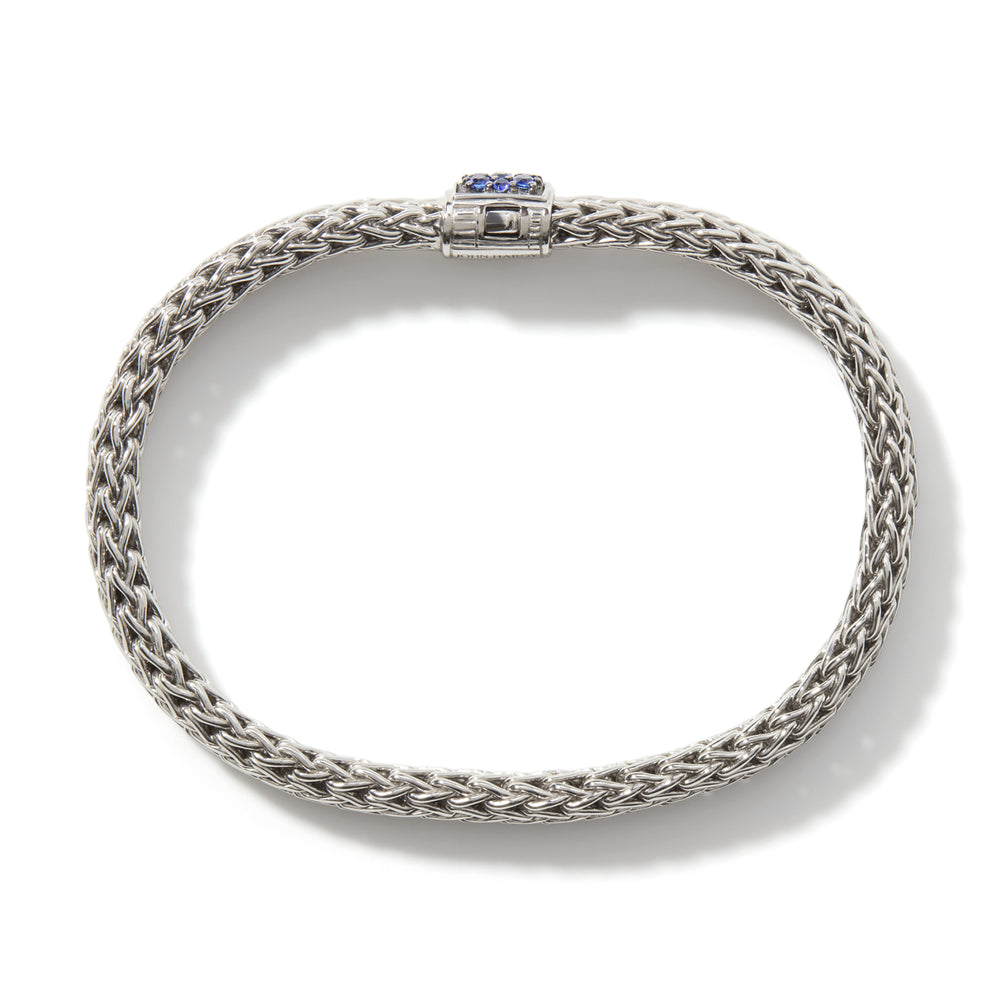 Icon Bracelet, Sterling Silver, Pave, 6.5MM