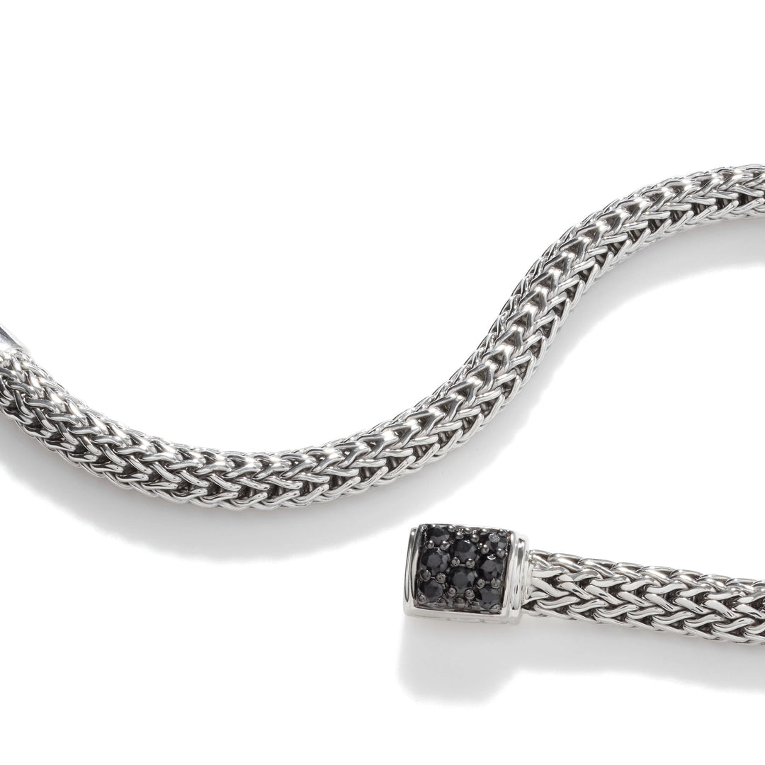 Icon Bracelet, Sterling Silver, Pave, 5MM