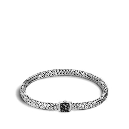 Icon Bracelet, Sterling Silver, Pave, 5MM