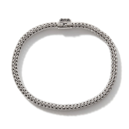Icon Bracelet, Sterling Silver, Pave, 5MM