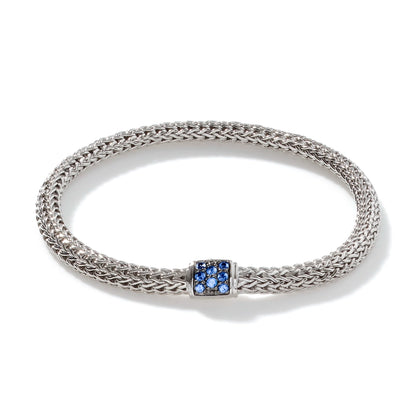 Icon Bracelet, Sterling Silver, Pave, 5MM