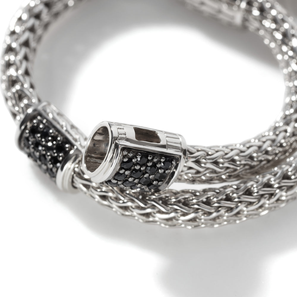 Icon Bracelet, Sterling Silver, Pave, 5MM