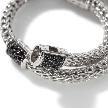 Icon Bracelet, Sterling Silver, Pave, 5MM