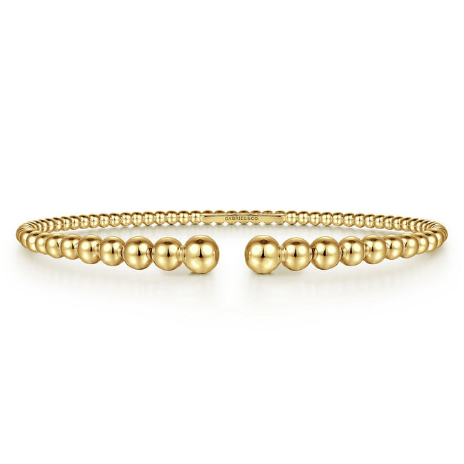 14K Yellow Gold Bujukan Open Bangle