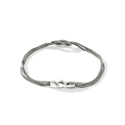 Love Knot Bracelet, Sterling Silver, 3.6MM