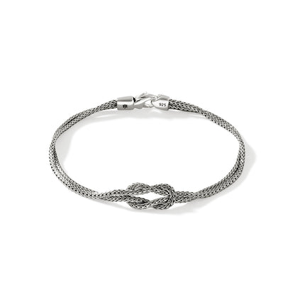 Love Knot Bracelet, Sterling Silver, 3.6MM