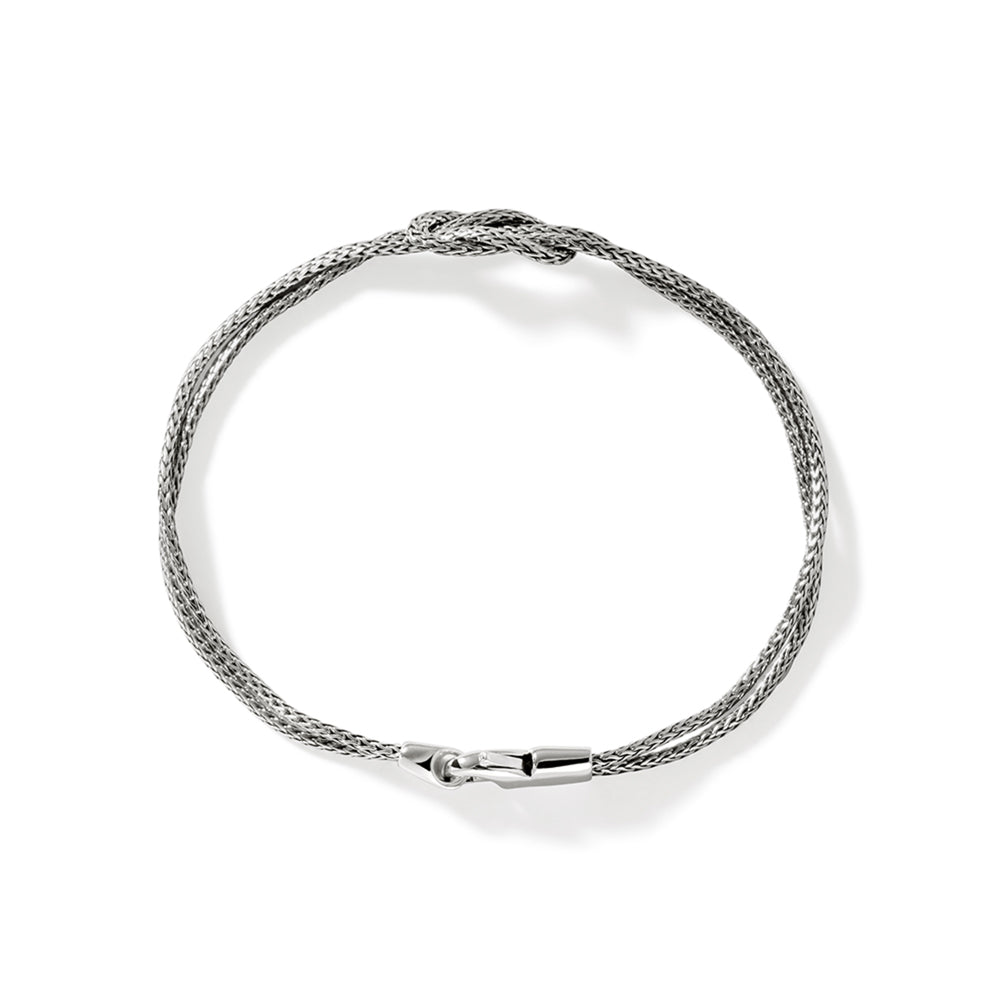 Love Knot Bracelet, Sterling Silver, 3.6MM