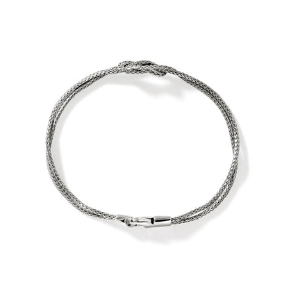 Love Knot Bracelet, Sterling Silver, 3.6MM