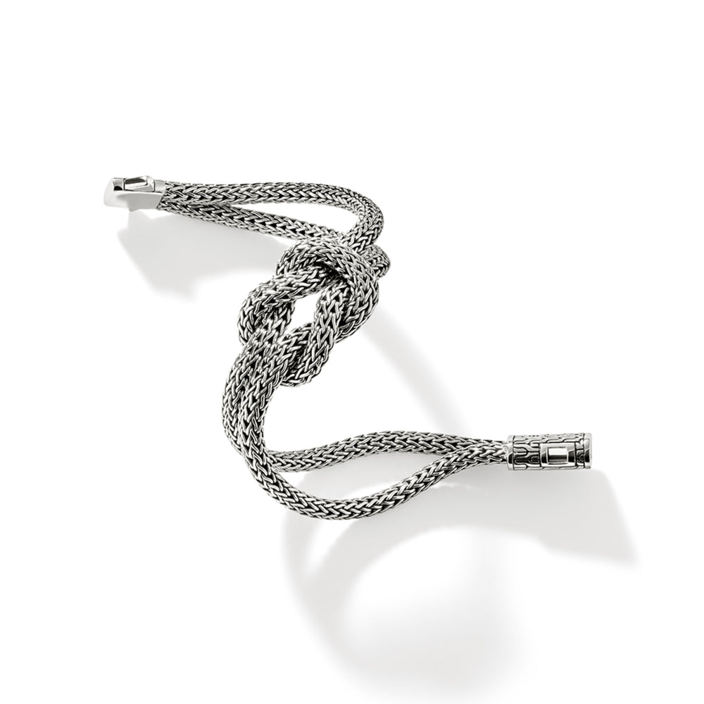 Love Knot Bracelet, Sterling Silver, 10MM