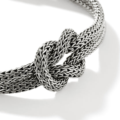 Love Knot Bracelet, Sterling Silver, 10MM