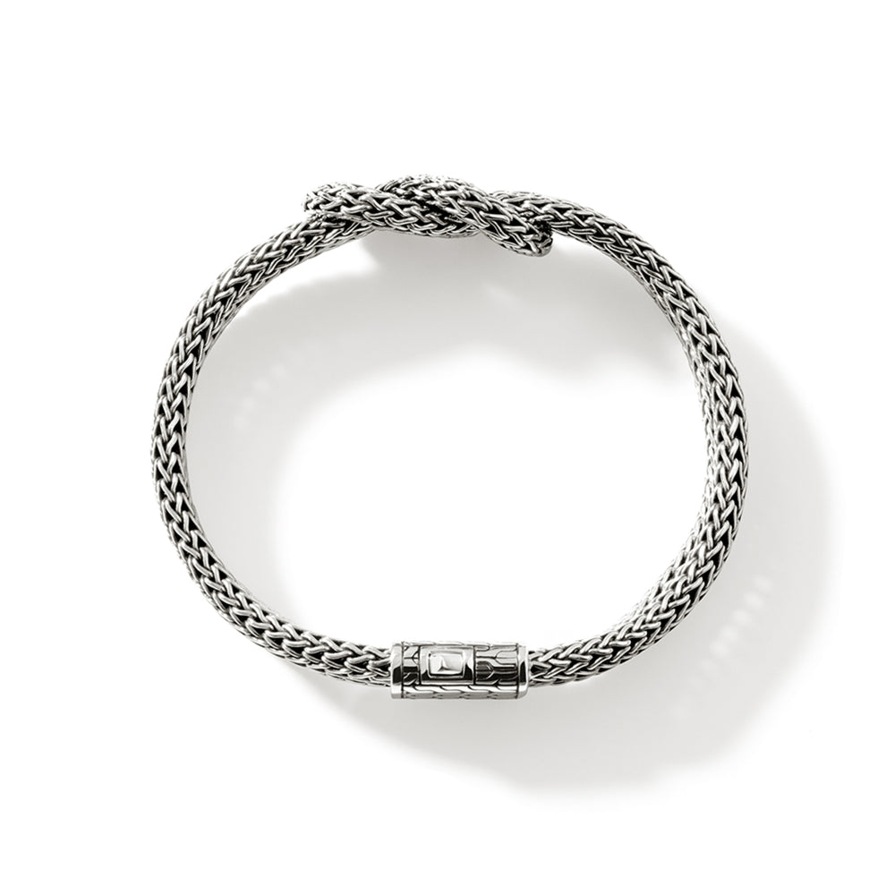 Love Knot Bracelet, Sterling Silver, 10MM