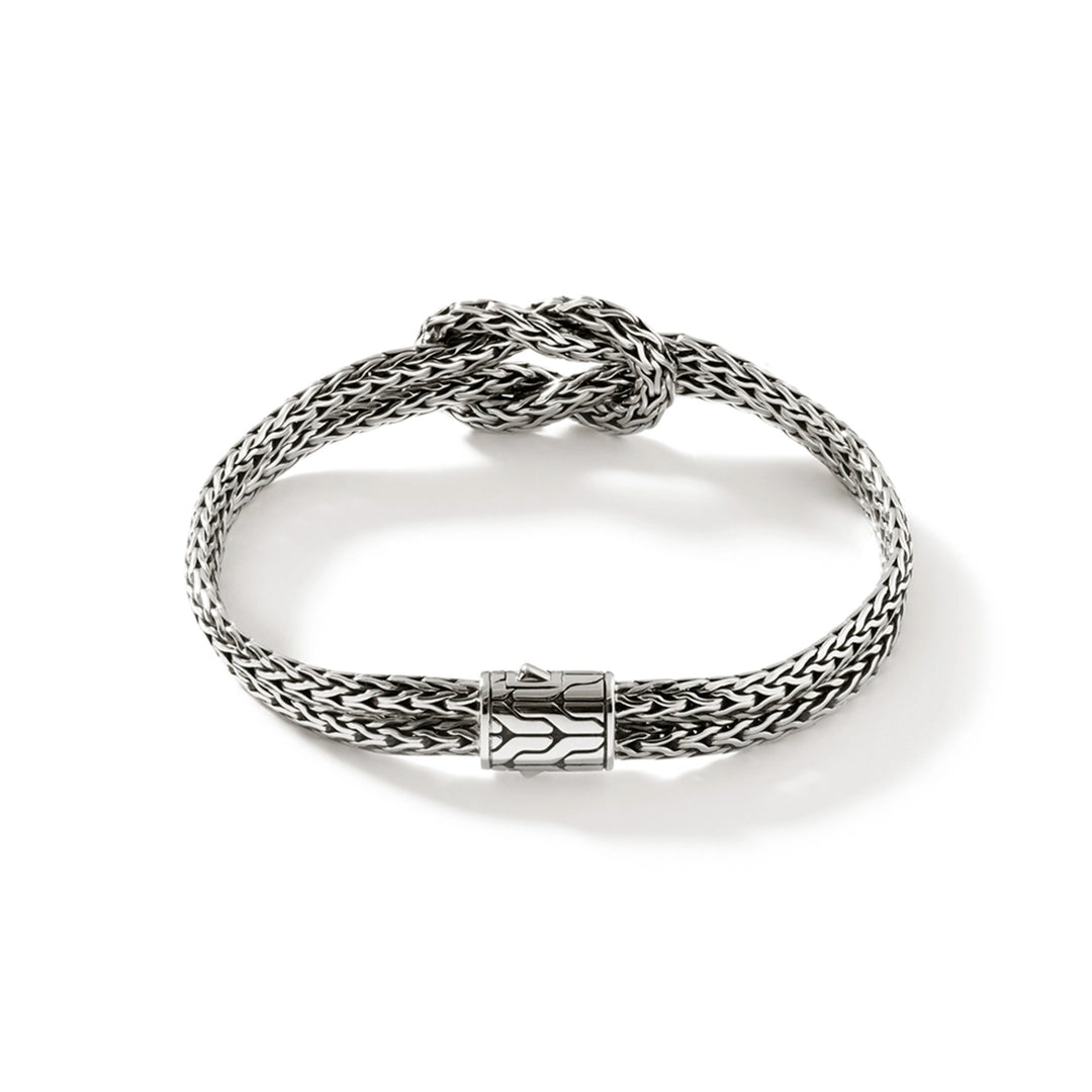 Love Knot Bracelet, Sterling Silver, 7MM