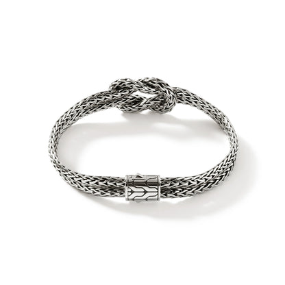 Love Knot Bracelet, Sterling Silver, 7MM