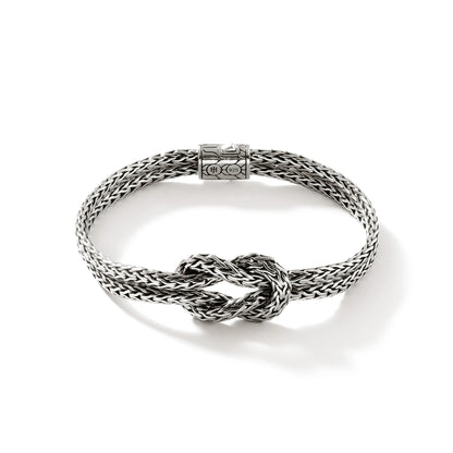 Love Knot Bracelet, Sterling Silver, 7MM