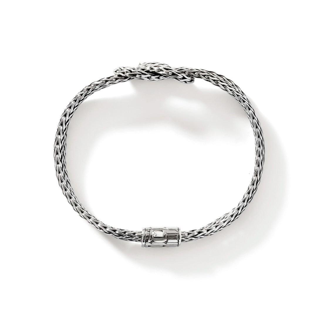 Love Knot Bracelet, Sterling Silver, 7MM
