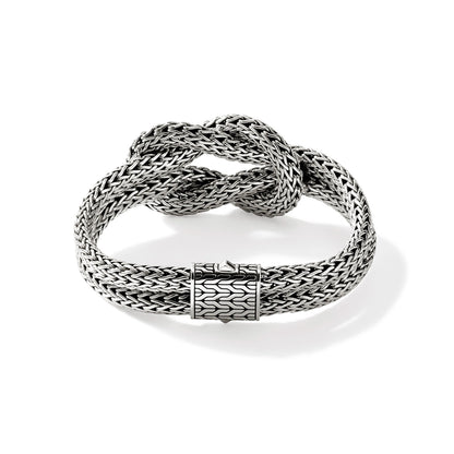 Love Knot Bracelet, Sterling Silver, 13MM