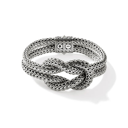Love Knot Bracelet, Sterling Silver, 13MM